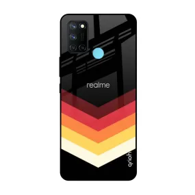 Abstract Arrow Pattern Glass Case For Realme 7i