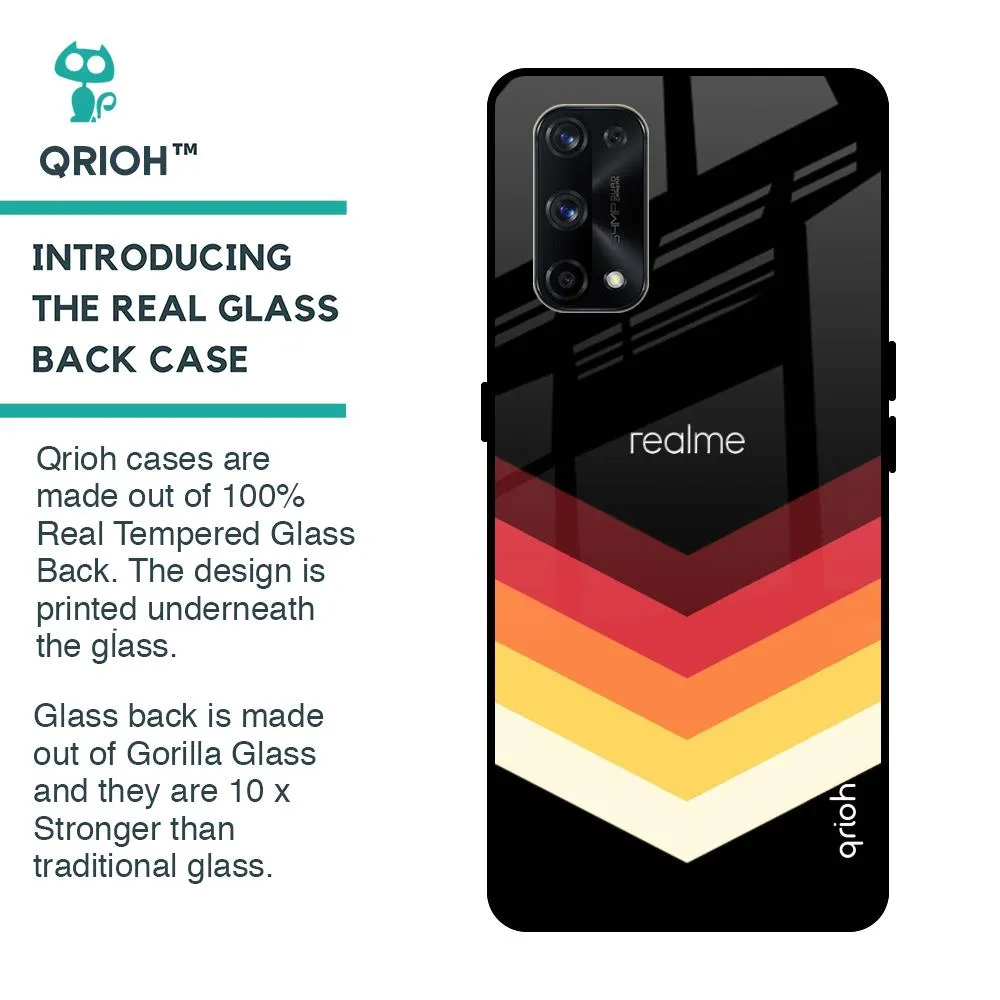 Abstract Arrow Pattern Glass Case For Realme X7 Pro