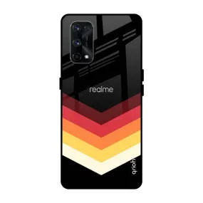 Abstract Arrow Pattern Glass Case For Realme X7 Pro