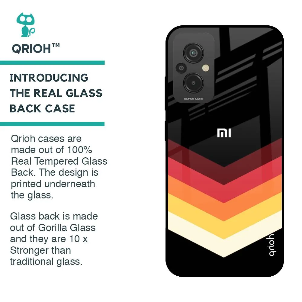 Abstract Arrow Pattern Glass Case For Redmi 11 Prime