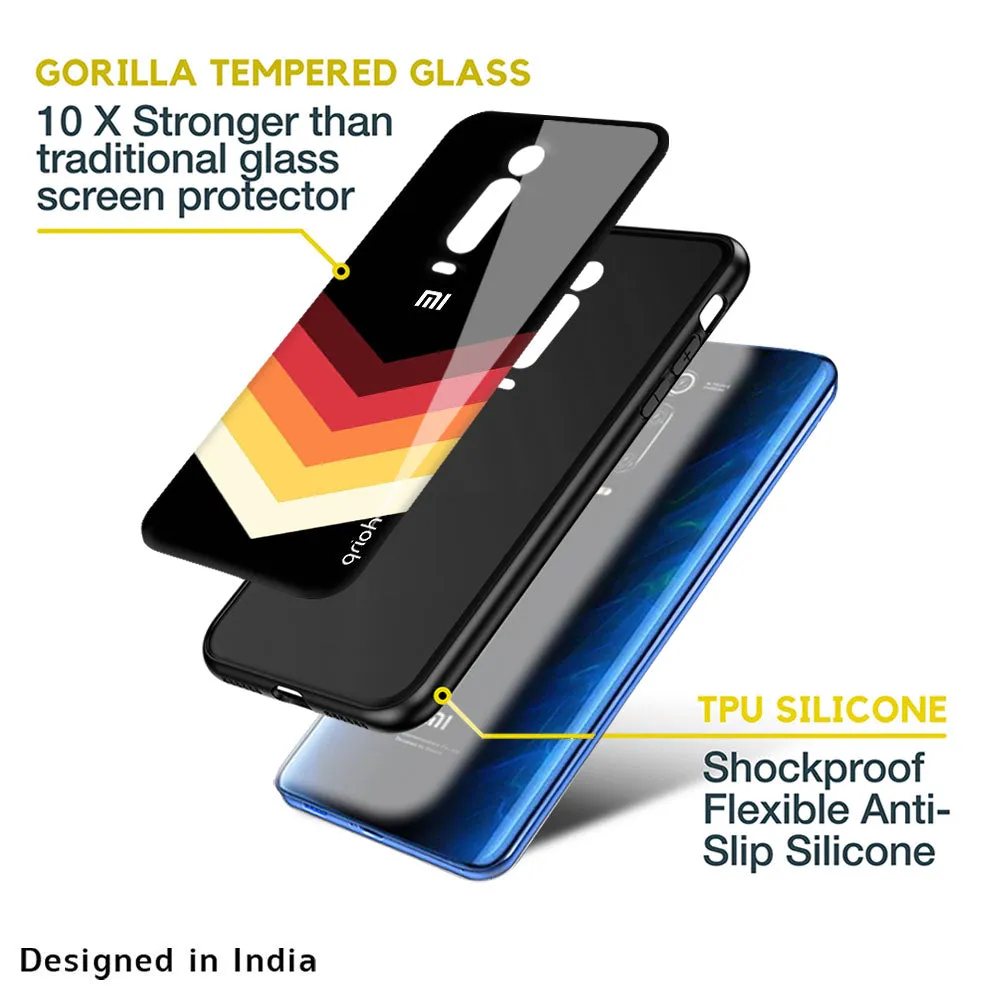 Abstract Arrow Pattern Glass Case For Redmi 11 Prime