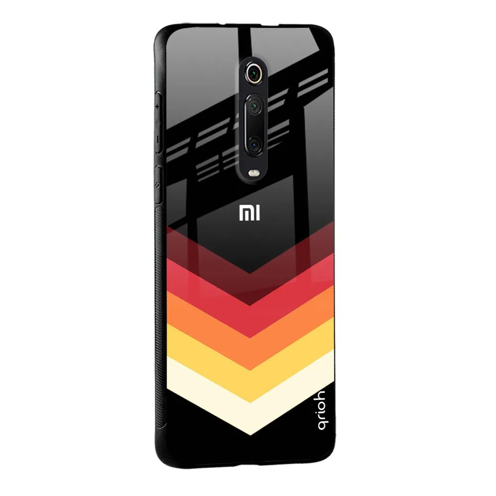 Abstract Arrow Pattern Glass Case For Redmi 11 Prime