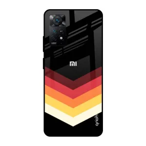 Abstract Arrow Pattern Glass Case For Redmi Note 11 Pro 5G