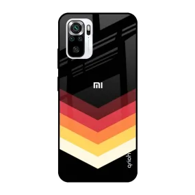 Abstract Arrow Pattern Glass Case For Redmi Note 11 SE
