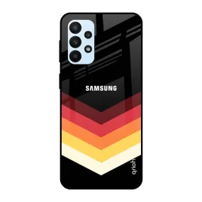 Abstract Arrow Pattern Glass Case For Samsung Galaxy A23