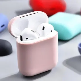 AirPods 1 or 2 Silicone Cover - Impact-Resistant Protective Case for Earbuds