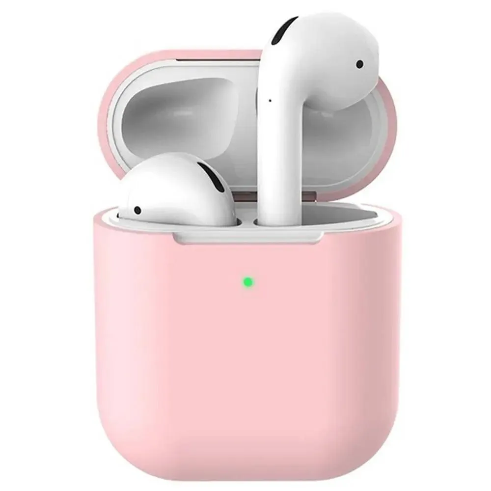 AirPods 1 or 2 Silicone Cover - Impact-Resistant Protective Case for Earbuds