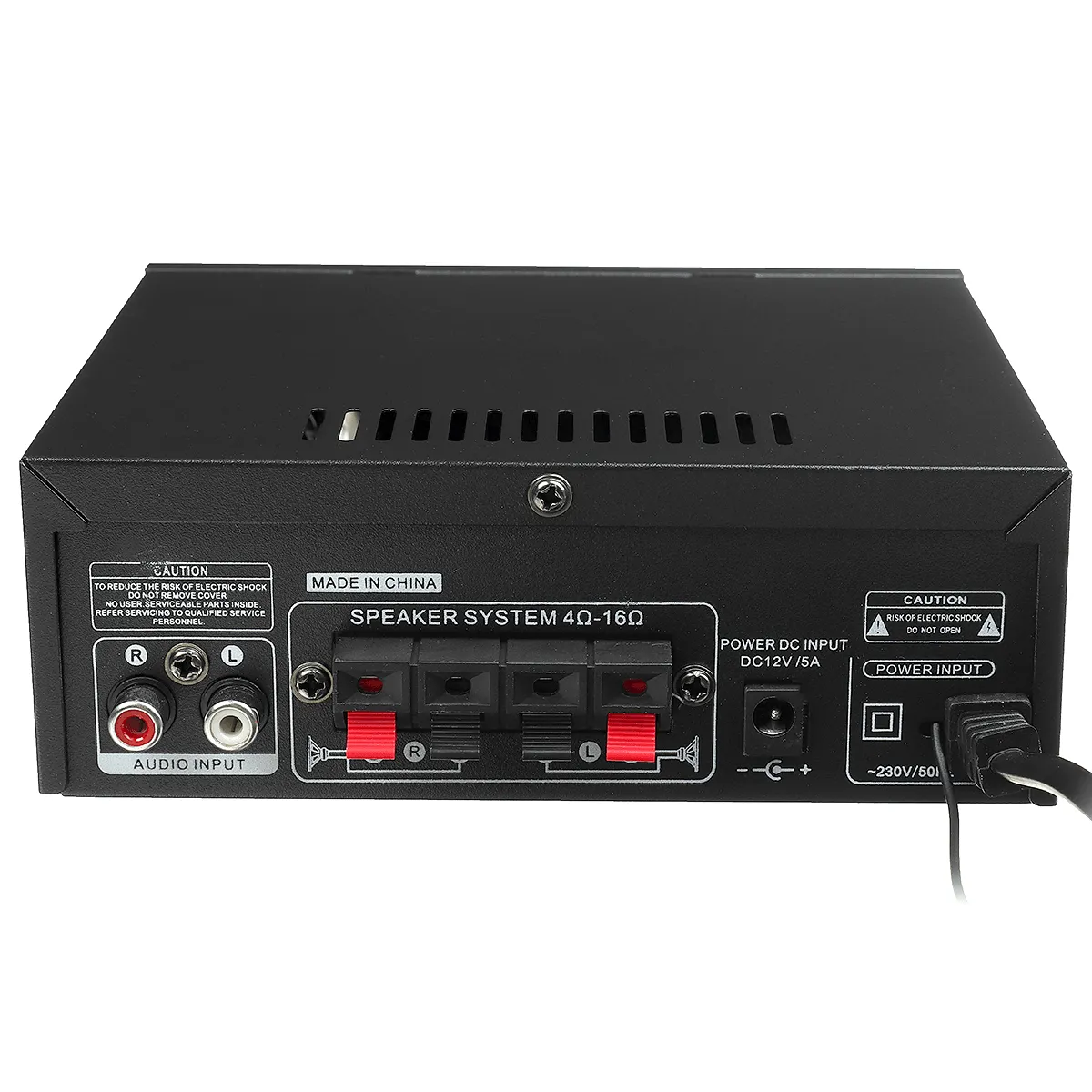 AK-550 Bluetooth Audio Stereo Mini Digital Amplifier USB FM SD Mic Home Theater Car AC 220V DC 12V Mini AMP