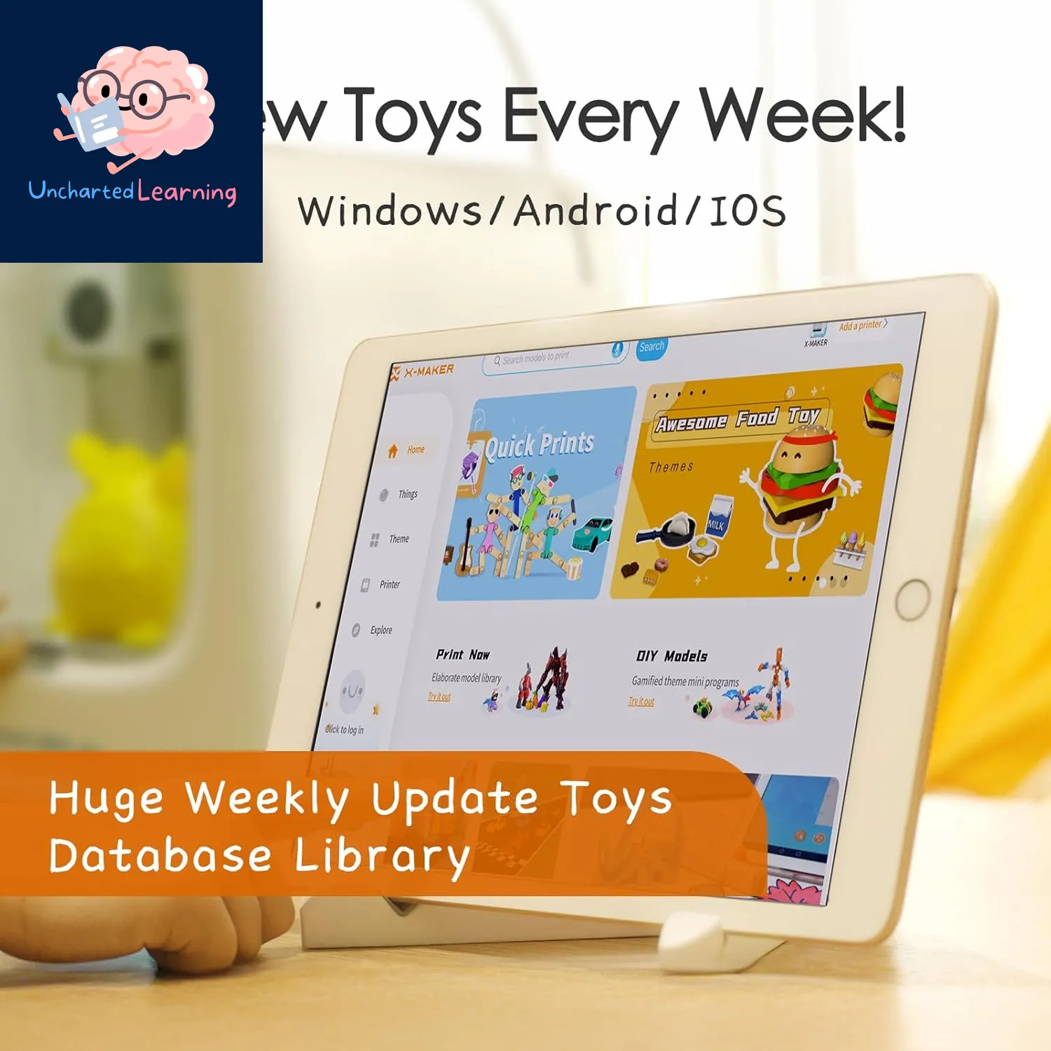 AOSEED 3D Printer for Kids & Beginners – One-Click Printing,