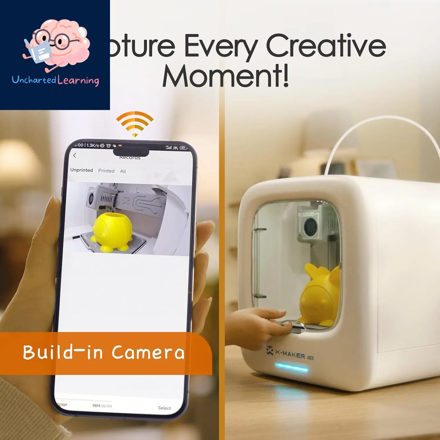 AOSEED 3D Printer for Kids & Beginners – One-Click Printing,