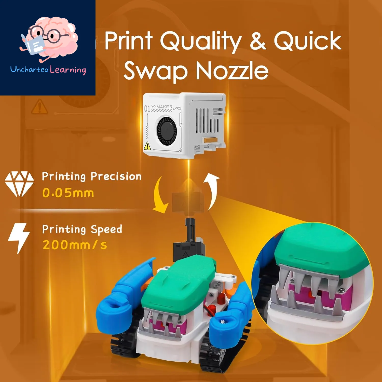 AOSEED 3D Printer for Kids & Beginners – One-Click Printing,