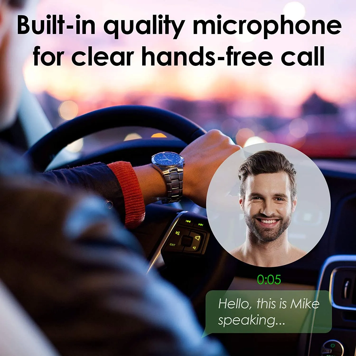 Aptx Bluetooth 5.0 Receiver with Qualcomm CSR Wireless Car Kit for Music Streaming and Hands-Free Calling for Car Home Stereo with 3.5Mm Aux Port No Charging Needed Linkflow