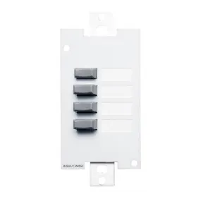 Ashly WR-2 4-Position Push button Select Wall Remote (Decora Style)