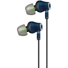 AT&T ED-NVY ED Metallic Stereo Earbuds with Microphone