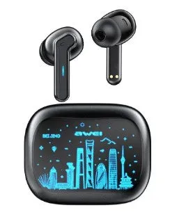 Awei Tws Bluetooth Earbuds Gaming Wireless Headphones Call Noise Reduction Earphones With She