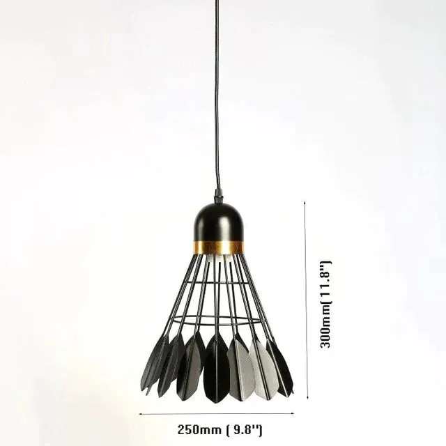 Badminton chandelier Minimalist modern Scandinavian restaurant lamp dining room lamp Creative personality bar study bedroom lamp