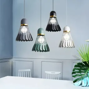 Badminton chandelier Minimalist modern Scandinavian restaurant lamp dining room lamp Creative personality bar study bedroom lamp