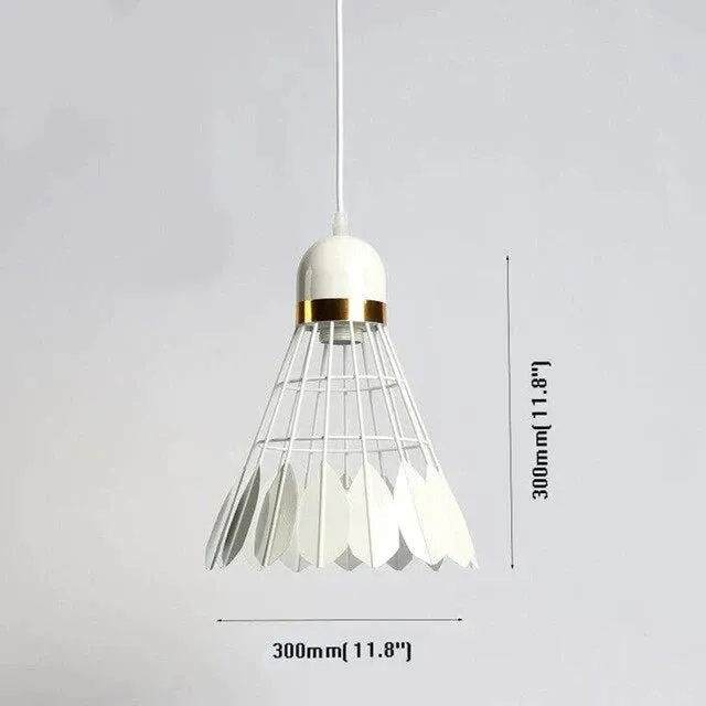 Badminton chandelier Minimalist modern Scandinavian restaurant lamp dining room lamp Creative personality bar study bedroom lamp
