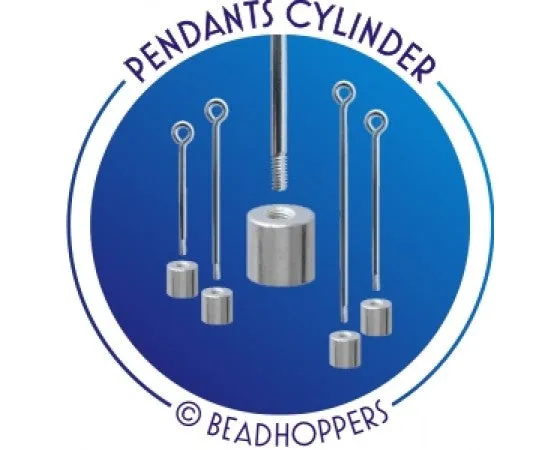 Beadhopper - Interchangeable Threaded End - 2 pieces - Silver