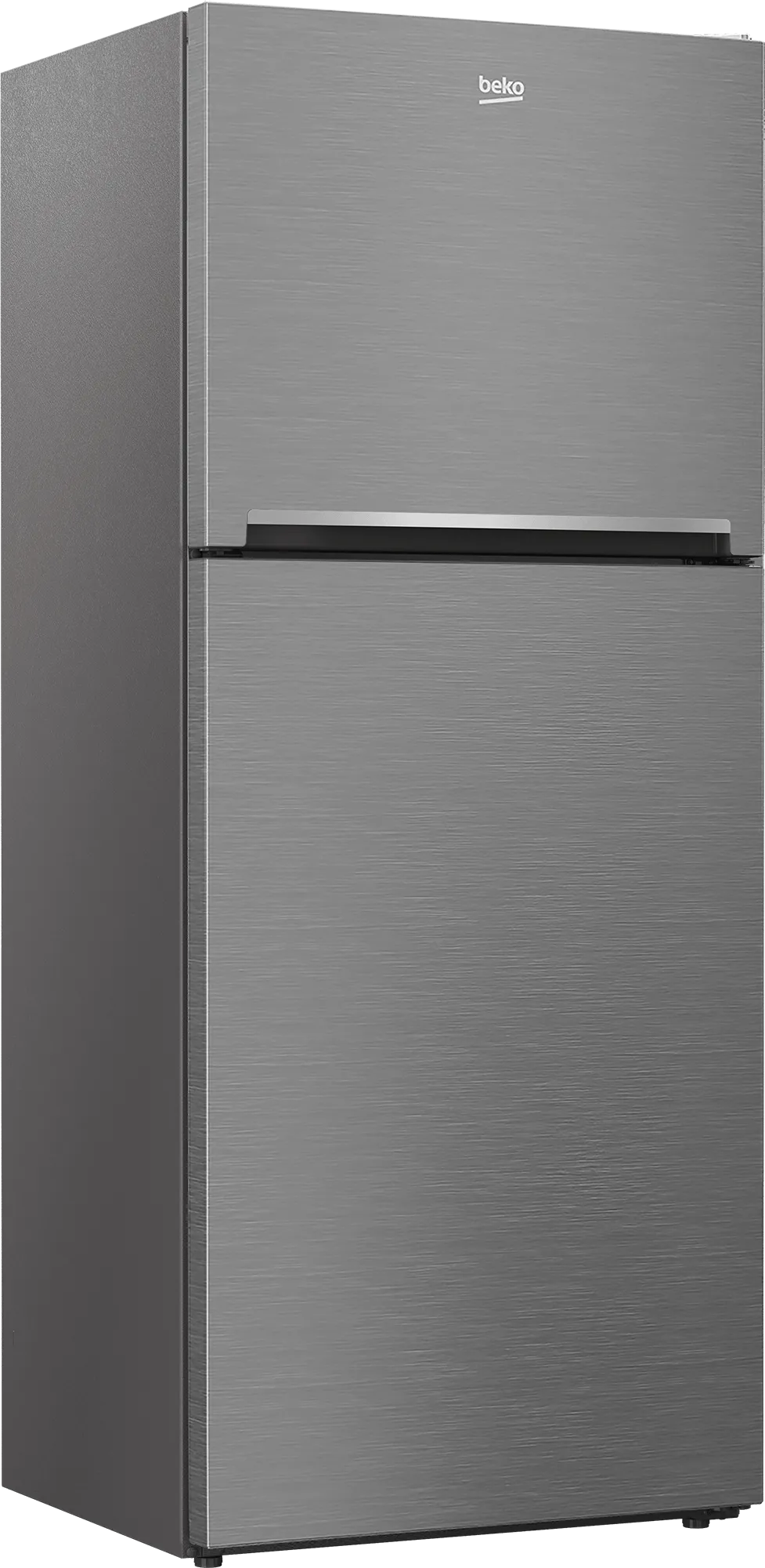 Beko 28" Freezer Top Stainless Steel Refrigerator with Auto Ice Maker and Everfresh