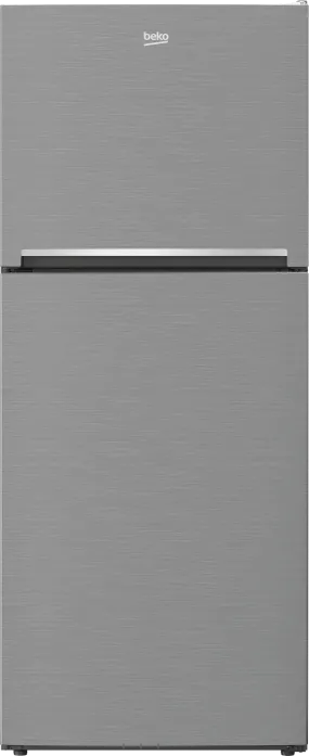 Beko 28" Freezer Top Stainless Steel Refrigerator with Auto Ice Maker and Everfresh