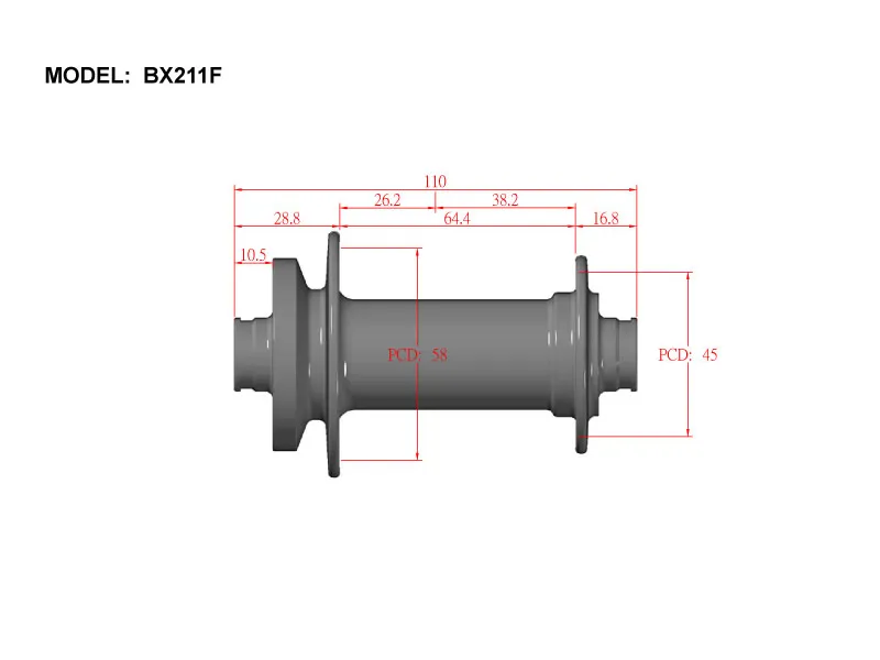 Bitex BX211F Front Hub