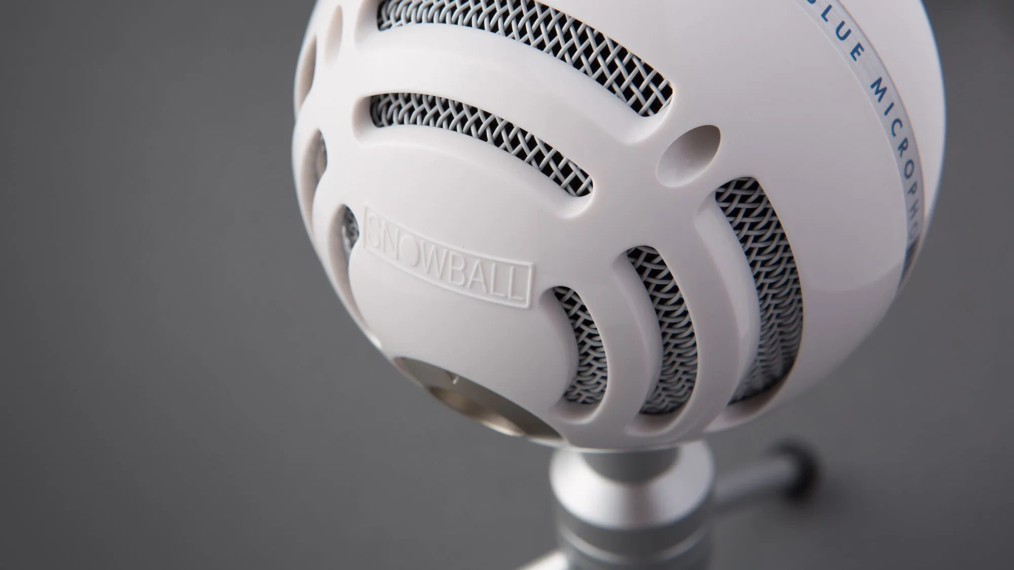 Blue Snowball iCE White - Plug and Play USB Microphone