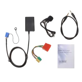 Bluetooth Audio Adapter Hands-Free Microphone for Audi A2 A3 8L 8P A4 B5 B6 B7 A6 4B A8 4D