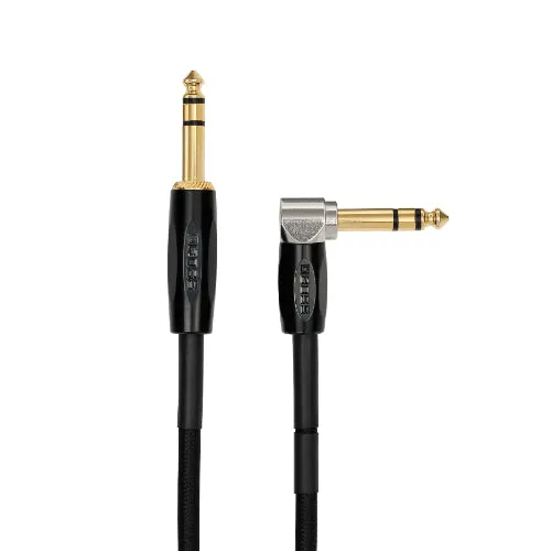 Boss BCC-30-TRA 1/4” TRS Cable, Angled/Straight - 30ft