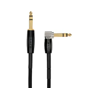 Boss BCC-30-TRA 1/4” TRS Cable, Angled/Straight - 30ft