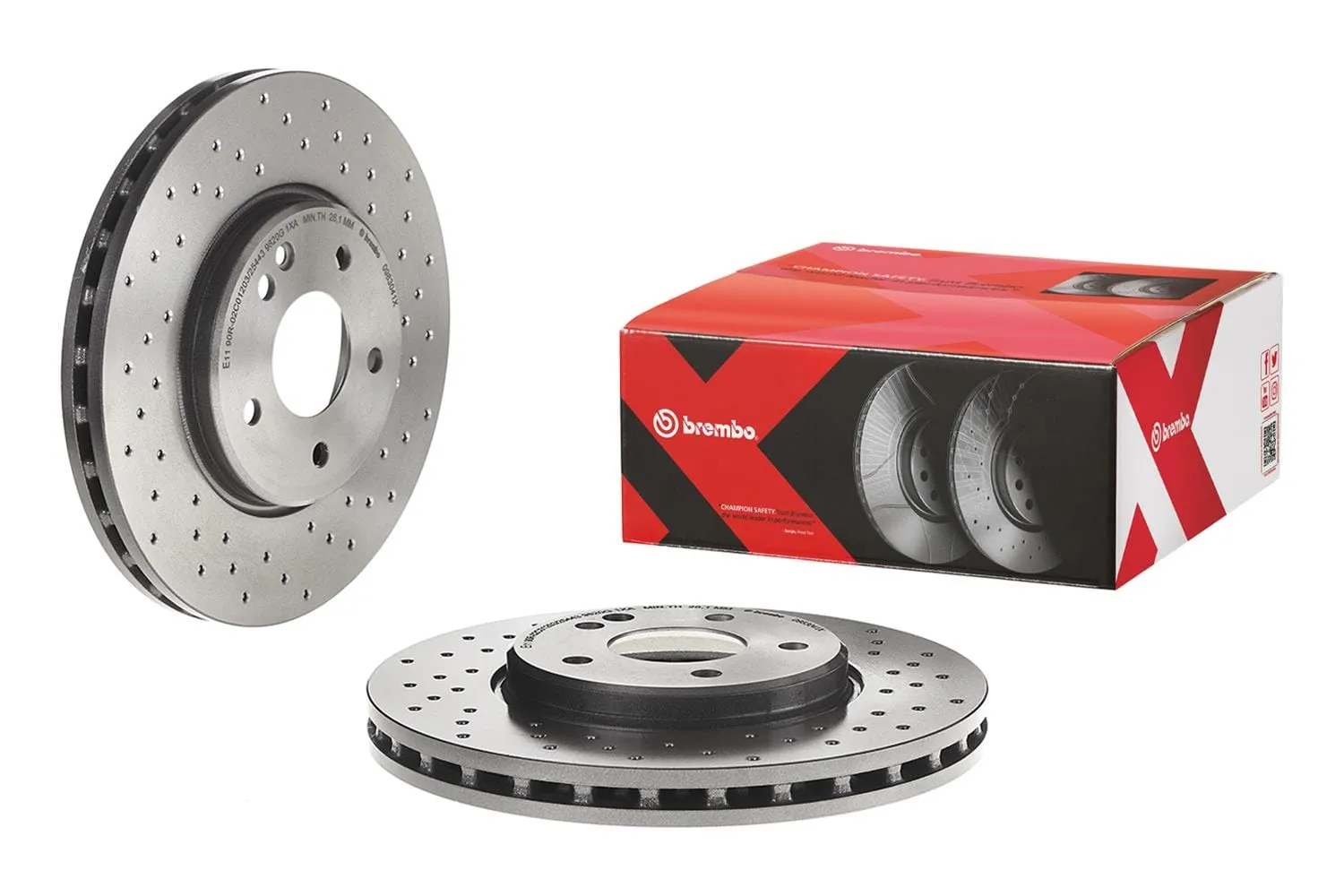 Brembo Disc Brake Pad and Rotor Kits KTX4052