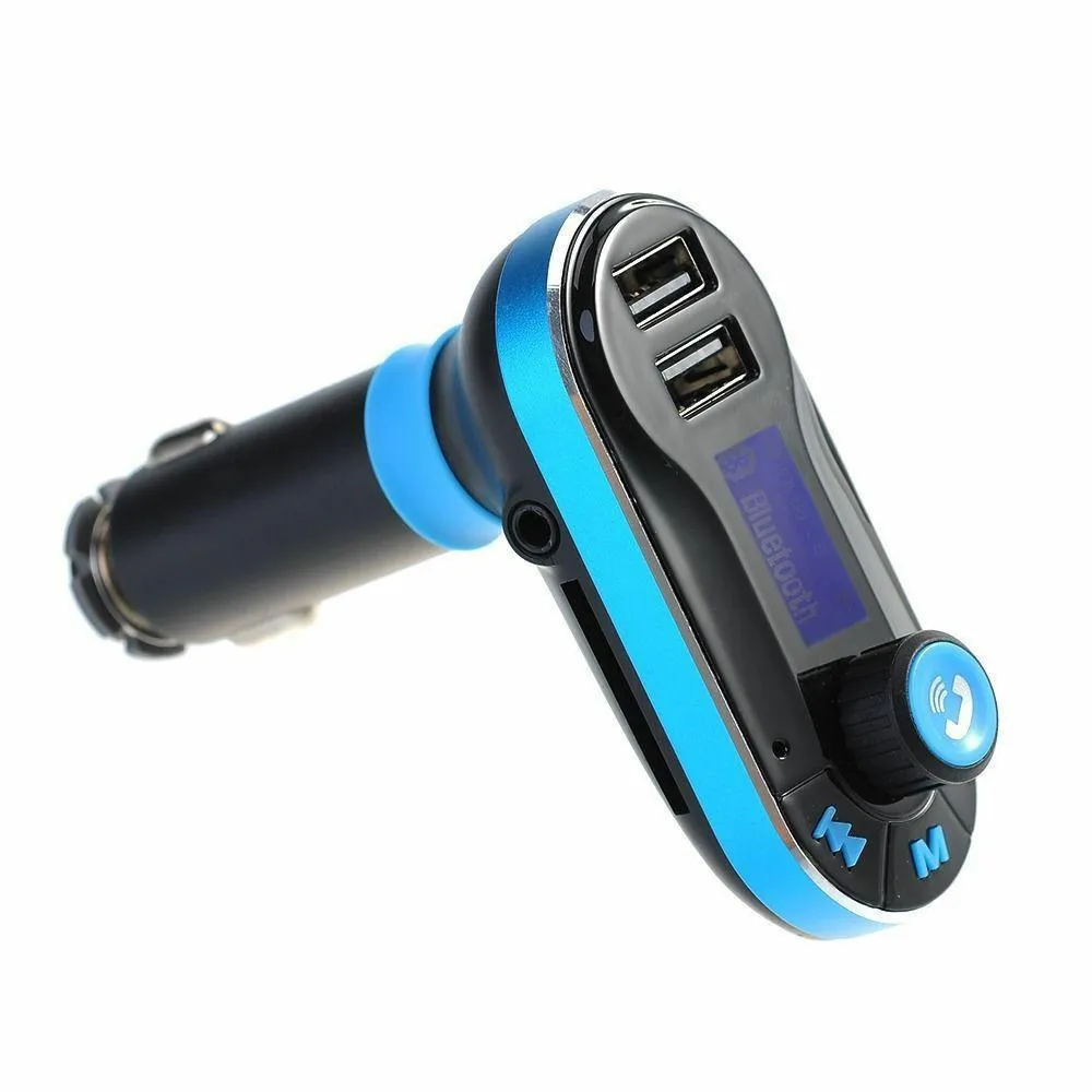 Car FM Transmitter Bluetooth Hands-free LCD MP3 Player Radio Adapter Kit Charger