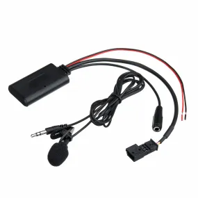 Car Wireless Audio Cable Adapter with Bluetooth Microphone for BMW E54 E39 E46 E38 E53 X5