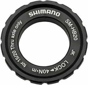 Centerlock Rotor Lock-Ring Shimano SM-HB20 For 15mm / 20mm Through-Axle Hubs