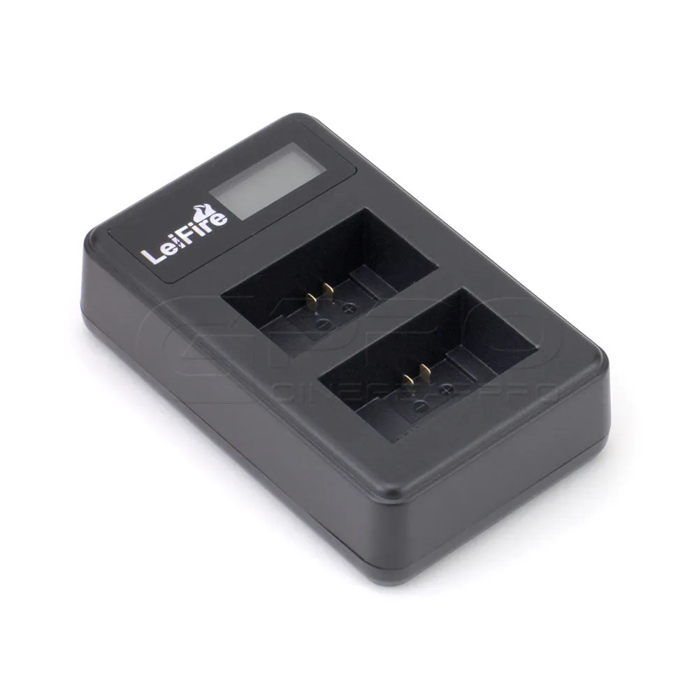 CGPro USB Dual Charger With LCD Display For NP-FW50 Battery