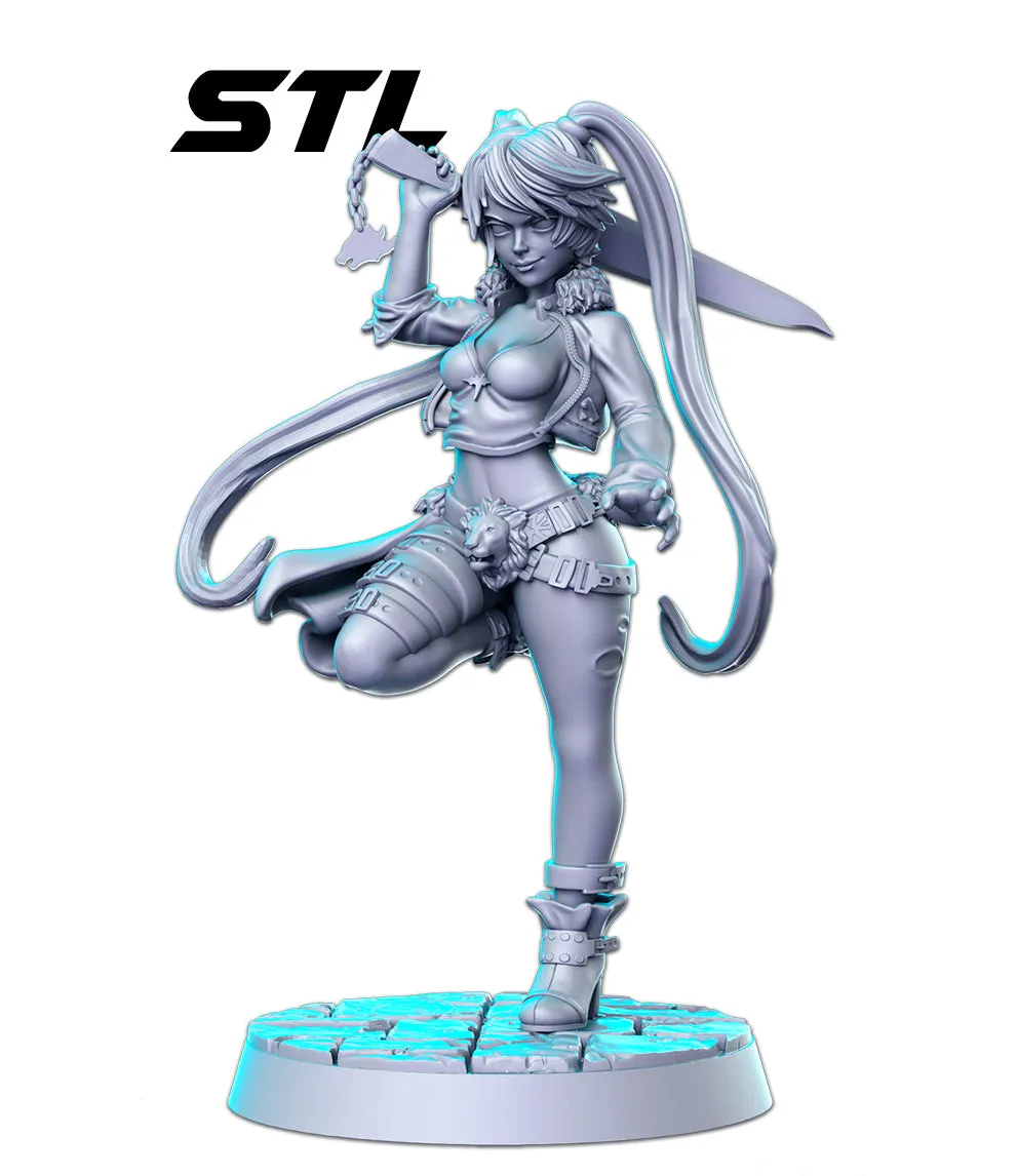 Classic JRPG  3D Printed Miniature