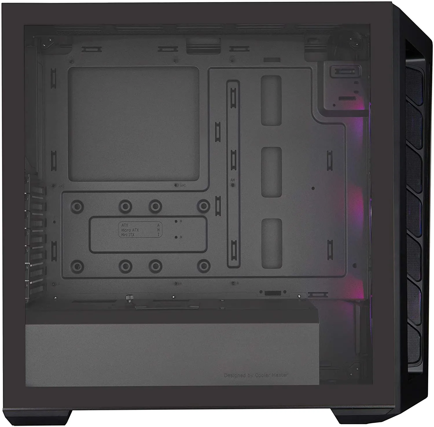 Cooler PC Case Master MasterBox MB511 ARGB ATX Mid-Tower with Three 120mm ARGB Fans, Fine Mesh Front Panel, Mesh Side Intakes, Tempered Glass & ARGB Lighting System