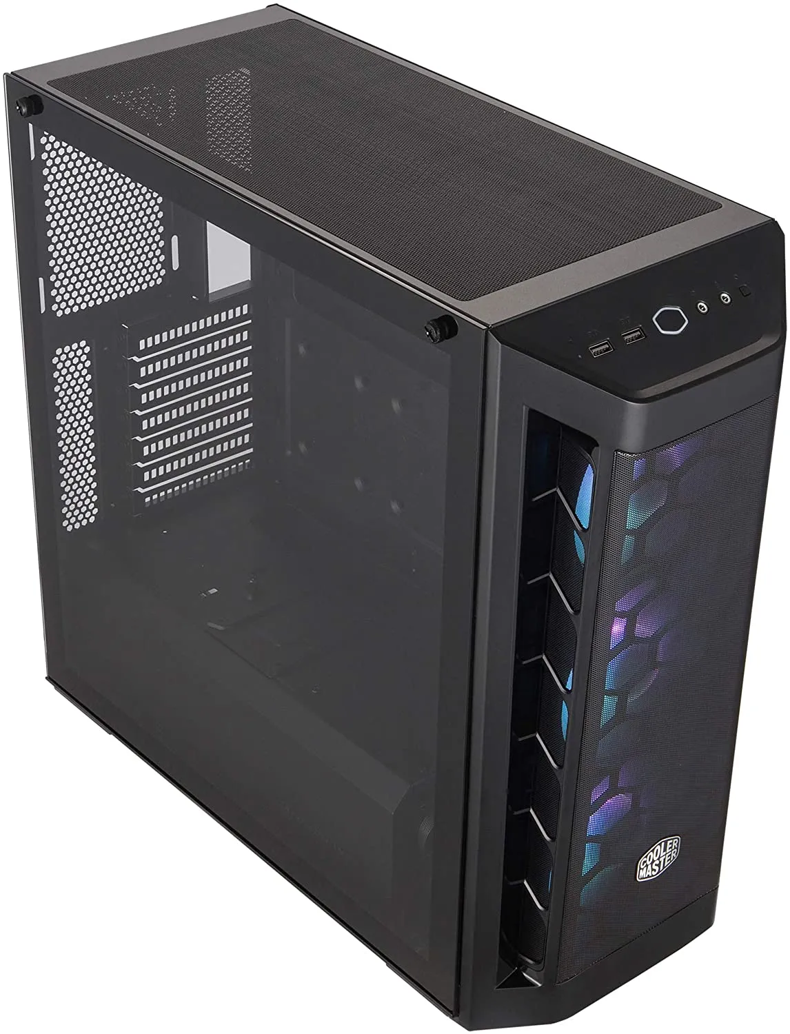 Cooler PC Case Master MasterBox MB511 ARGB ATX Mid-Tower with Three 120mm ARGB Fans, Fine Mesh Front Panel, Mesh Side Intakes, Tempered Glass & ARGB Lighting System