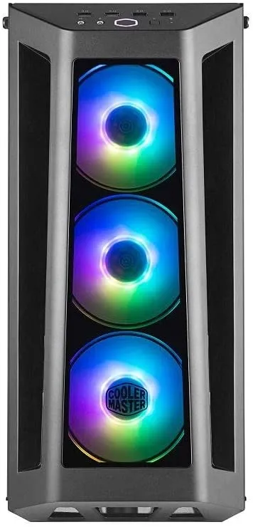 Cooler PC Case Master MasterBox MB530P ATX Mid-Tower with Three Tempered Glass Panel, Three 120mm ARGB Fans, Front Side Mesh Intakes & ARGB Lighting System
