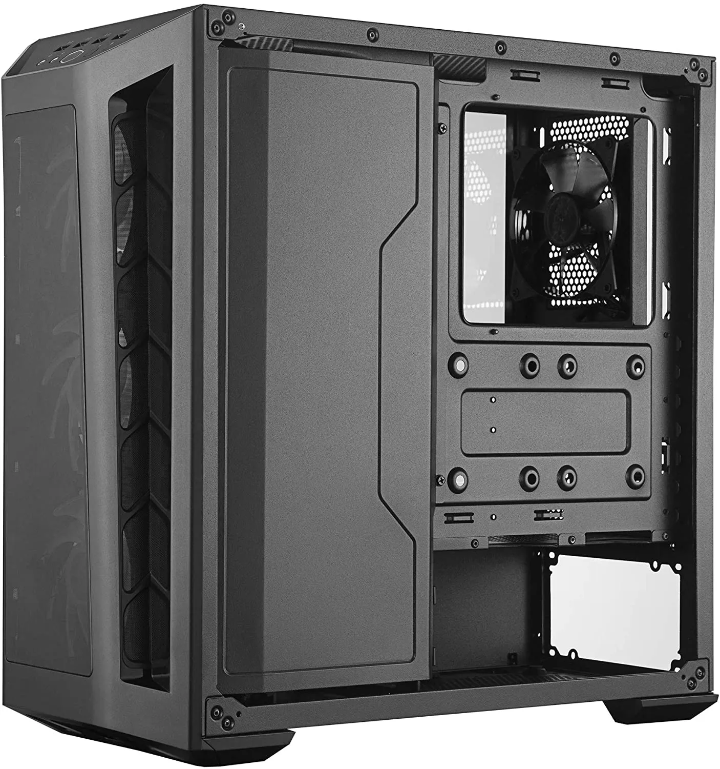Cooler PC Case Master MasterBox MB530P ATX Mid-Tower with Three Tempered Glass Panel, Three 120mm ARGB Fans, Front Side Mesh Intakes & ARGB Lighting System