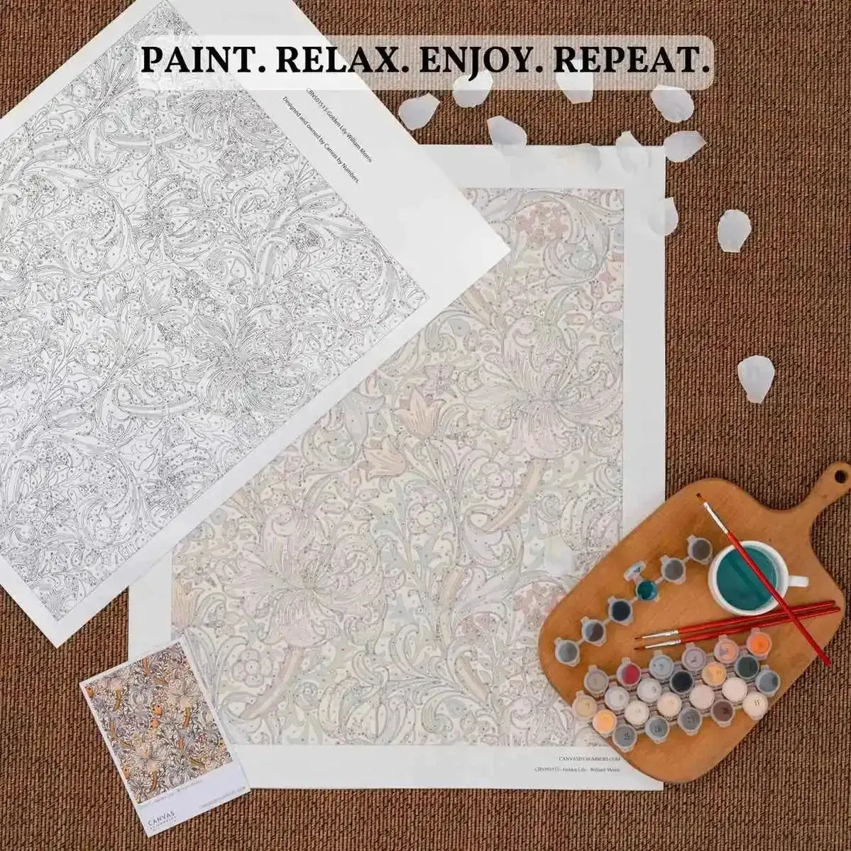 Custom Paint by Numbers Kit for Personalized Artwork