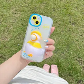 Cute Decompression Duckling iPhone Case
