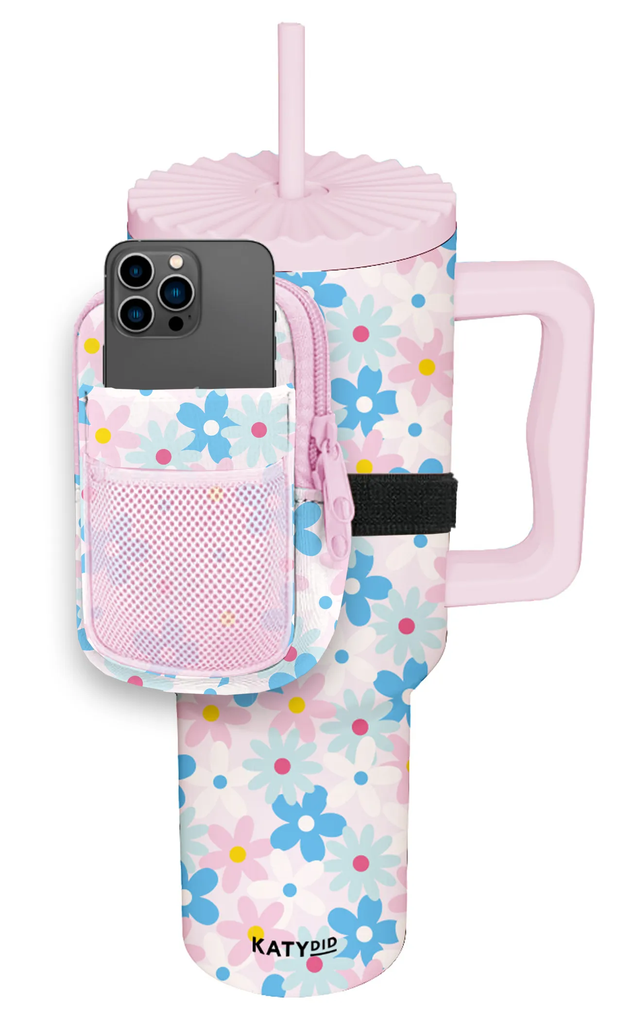 Dainty Florals Wholesale Tumbler Zipper Pouch