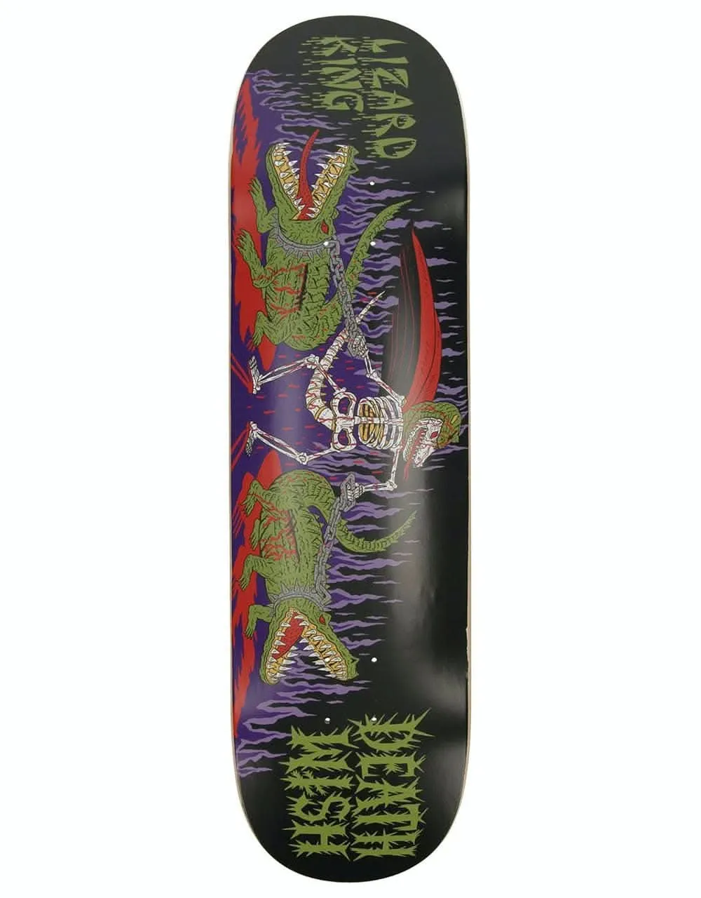 Deathwish Lizard King Revenge of the Ninja Skateboard Deck - 8.5"