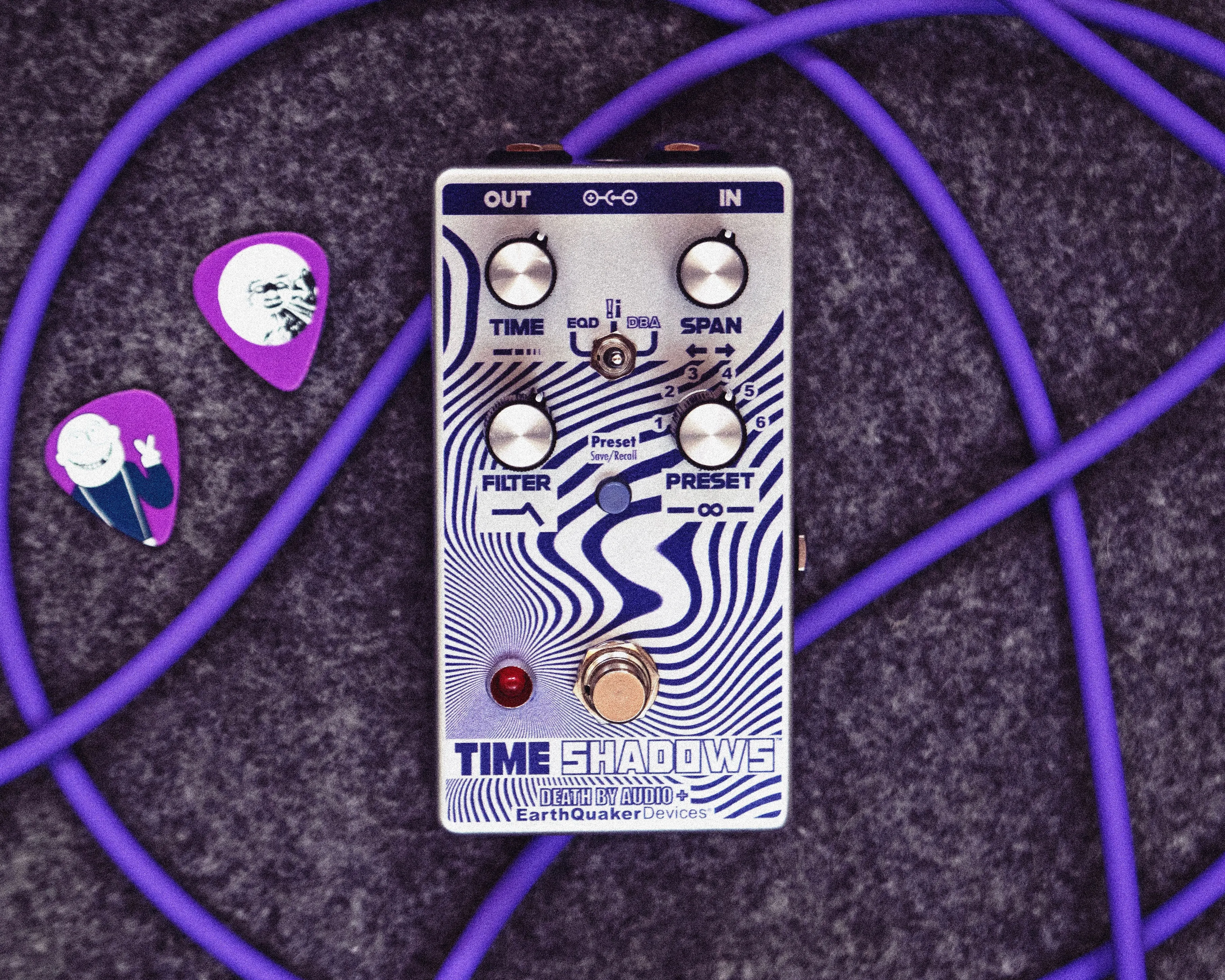 EarthQuaker Devices/Death By Audio Time Shadows  Subharmonic Multi-Delay Resonator