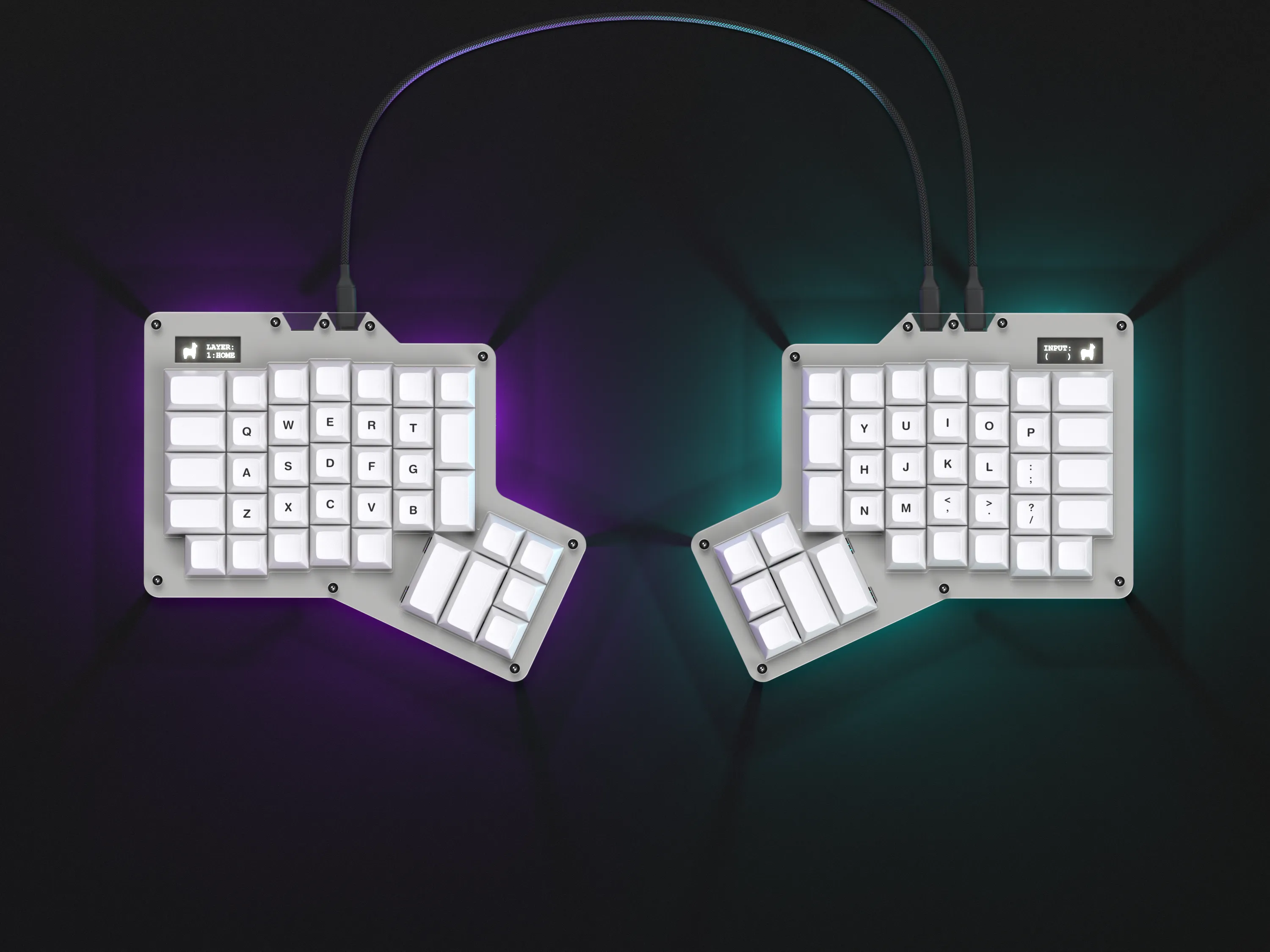 ErgoDox 76 "Hot Dox" V2 Mechanical Keyboard