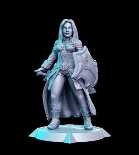 Esabell Western RPG 3D Printed Miniature