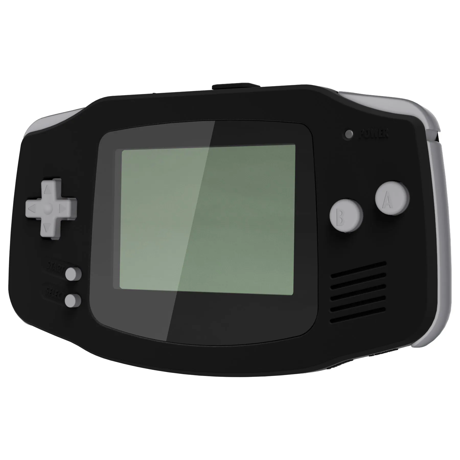 eXtremeRate IPS Ready Upgraded Black Soft Touch GBA Replacement Shell Full Housing Cover Buttons for Gameboy Advance – Compatible with Both IPS & Standard LCD – Console & IPS Screen NOT Included - TAGP3013