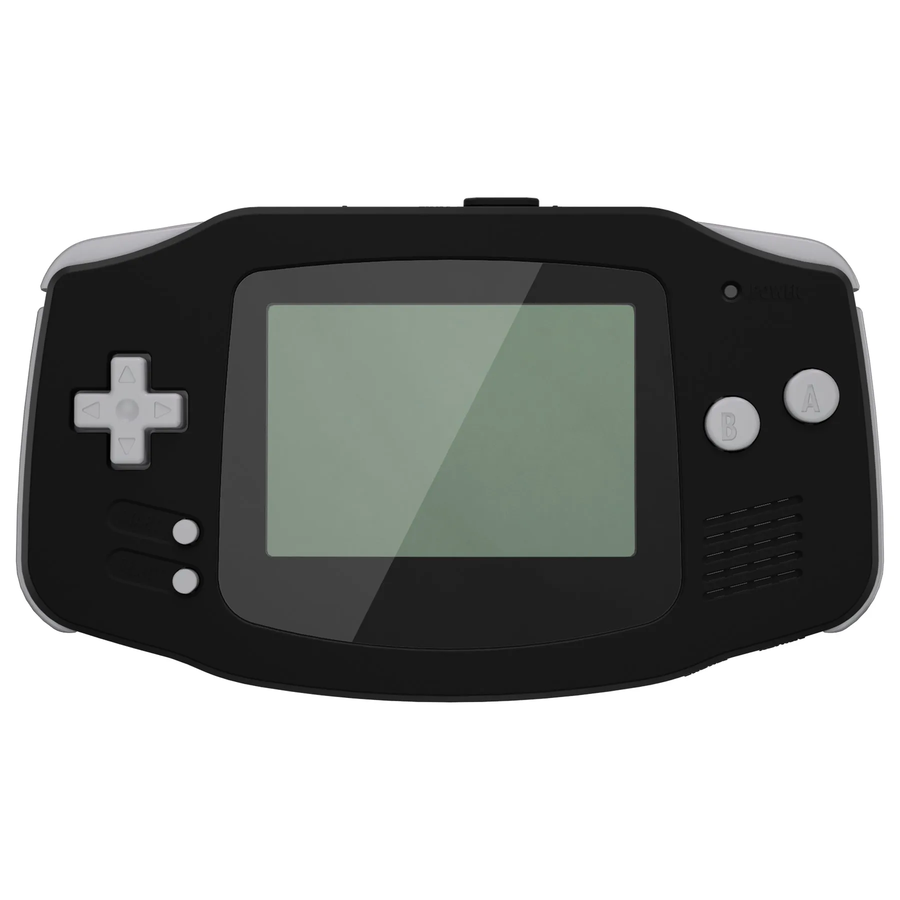 eXtremeRate IPS Ready Upgraded Black Soft Touch GBA Replacement Shell Full Housing Cover Buttons for Gameboy Advance – Compatible with Both IPS & Standard LCD – Console & IPS Screen NOT Included - TAGP3013
