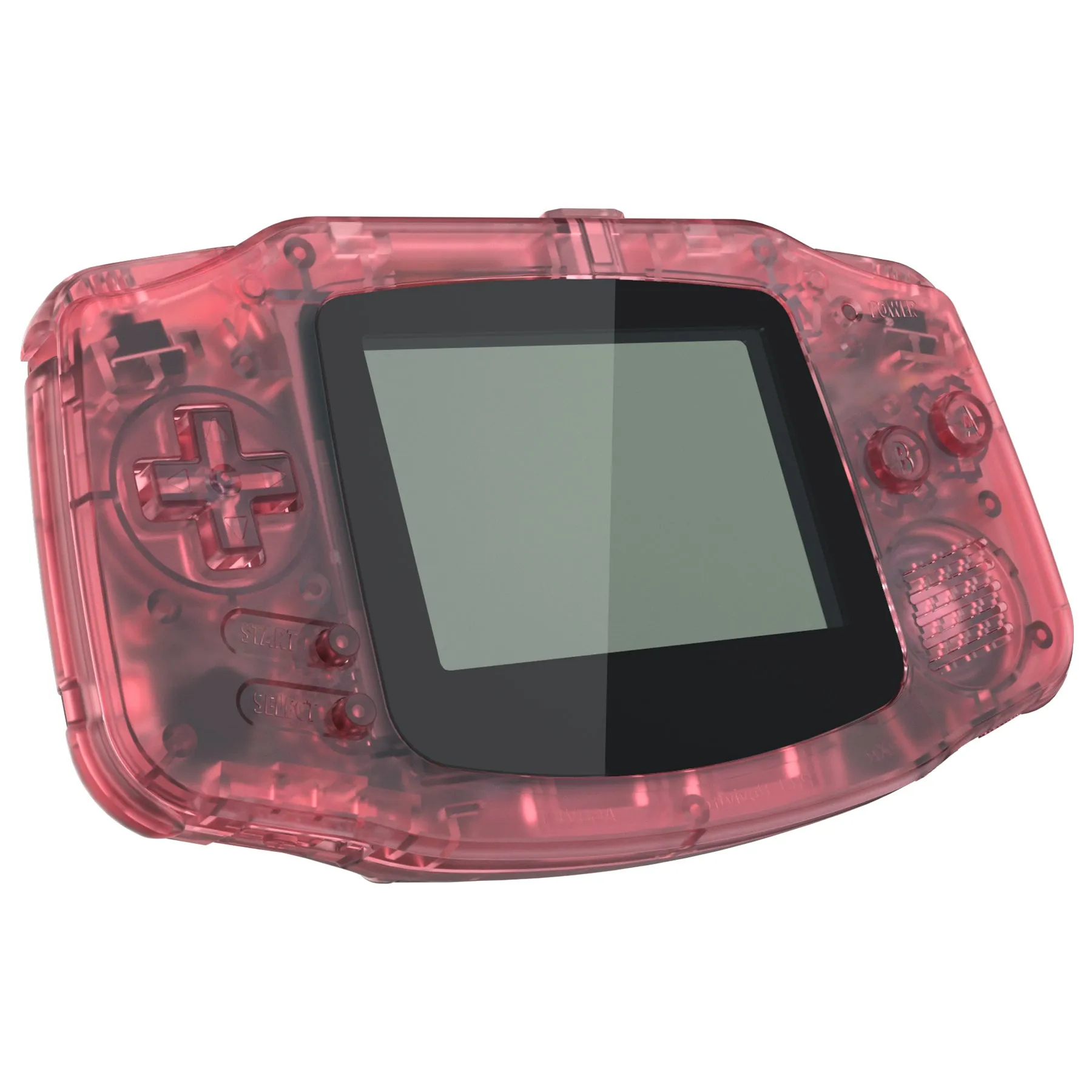 eXtremeRate IPS Ready Upgraded Cherry Pink Replacement Shell Full Housing Cover & Black Screen Lens for Gameboy Advance – Compatible with Both IPS & Standard LCD – Console & IPS Screen NOT Included - TAGM5007B